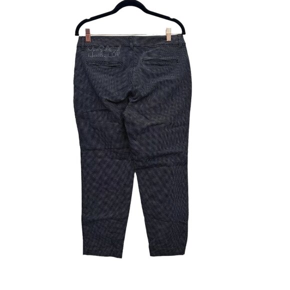 Old Navy Mid-Rise Harper Fine Polka Dot Ankle Pants Size 6 - Picture 4 of 5